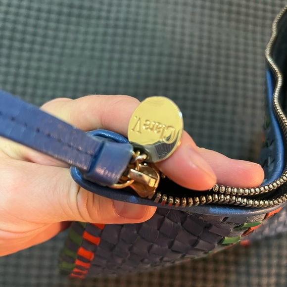 Clare V woven clutch with tabs - Picture 3 of 4